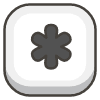 Keycap Asterisk emoji - Free transparent PNG, SVG. No sign up needed.