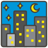 Night With Stars A emoji - Free transparent PNG, SVG. No sign up needed.