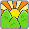 Sunrise Over Mountains A emoji - Free transparent PNG, SVG. No sign up needed.