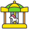 Carousel Horse B emoji - Free transparent PNG, SVG. No sign up needed.