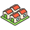 Houses A emoji - Free transparent PNG, SVG. No sign up needed.