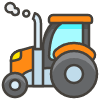 Tractor B emoji - Free transparent PNG, SVG. No sign up needed.