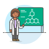 Scientist 3 6 Illustration from UX Colors Set