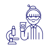 Scientist 1 1 Illustration from UX Line Set