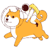Astronaut Riding Doge illustration - Free transparent PNG, SVG. No sign up needed.