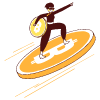 Bitcoin Illustration from Lagos Set