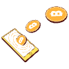 Cryptowallets Showing Cryptocurrencies Illustration from Lagos Set
