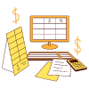 Accountant illustration - Free transparent PNG, SVG. No sign up needed.