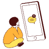Empty State Messenger No Conversations illustration - Free transparent PNG, SVG. No sign up needed.