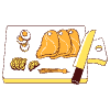 Chopping Board With Food illustration - Free transparent PNG, SVG. No sign up needed.