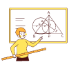 Mathematician illustration - Free transparent PNG, SVG. No sign up needed.