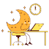 Working Night Shift 2 illustration - Free transparent PNG, SVG. No sign up needed.
