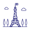 Eiffel Tower illustration - Free transparent PNG, SVG. No sign up needed.