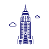 Empire State illustration - Free transparent PNG, SVG. No sign up needed.