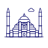 Hagia Sophia Illustration from UX Line Set