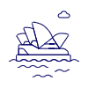 Opera House Illustration from UX Line Set