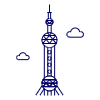 Pearl Tower illustration - Free transparent PNG, SVG. No sign up needed.