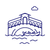 Rialto Bridge Illustration from UX Line Set