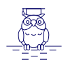 Education Owl 2 illustration - Free transparent PNG, SVG. No sign up needed.