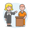 Lawyer Convict 1 Illustration from UX Colors Set