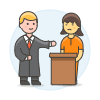 Lawyer Convict 10 Illustration from UX Colors Set