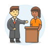 Lawyer Convict 12 Illustration from UX Colors Set
