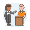 Lawyer Convict 3 Illustration from UX Colors Set