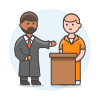 Lawyer Convict 5 Illustration from UX Colors Set