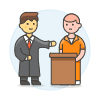 Lawyer Convict 6 Illustration from UX Colors Set