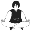 Meditation Yaga 4 illustration - Free transparent PNG, SVG. No sign up needed.