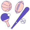 Sports Equipment illustration - Free transparent PNG, SVG. No sign up needed.