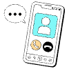 Talking On Phone illustration - Free transparent PNG, SVG. No sign up needed.