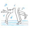 Dancing Illustration from Brooklyn Set