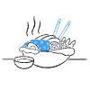Rice Bowl illustration - Free transparent PNG, SVG. No sign up needed.