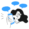 Talking On Phone 2 illustration - Free transparent PNG, SVG. No sign up needed.