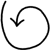 Circular Line Arrow Element from Variable Scribbles Set
