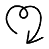 Spiral Arrow Line 5 Element from Variable Scribbles Set