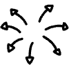 Spread Arrows Line Element from Variable Scribbles Set