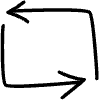 Sync Rectangle Line Arrows Element from Variable Scribbles Set