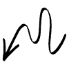 Wiggle Arrow Doodle 5 Element from Beveled Scribbles Set