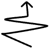Zigzag Arrow Line 1 Element from Variable Scribbles Set