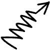 Zigzag Arrow Line 2 Element from Variable Scribbles Set