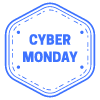 Cyber Monday Hexagon Element from Vector Badges Set
