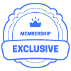 Exclusive Membership Crown Element from Vector Badges Set