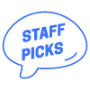 Staff Picks Bubble Element from Vector Badges Set