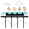 Blockchain As Train illustration - Free transparent PNG, SVG. No sign up needed.