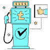 Gas Fees Altcoins Affordable Illustration from London Set