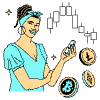 Woman In Crypto 2 illustration - Free transparent PNG, SVG. No sign up needed.
