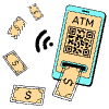 Cardless Withdrawal illustration - Free transparent PNG, SVG. No sign up needed.