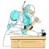 Robot Working illustration - Free transparent PNG, SVG. No sign up needed.